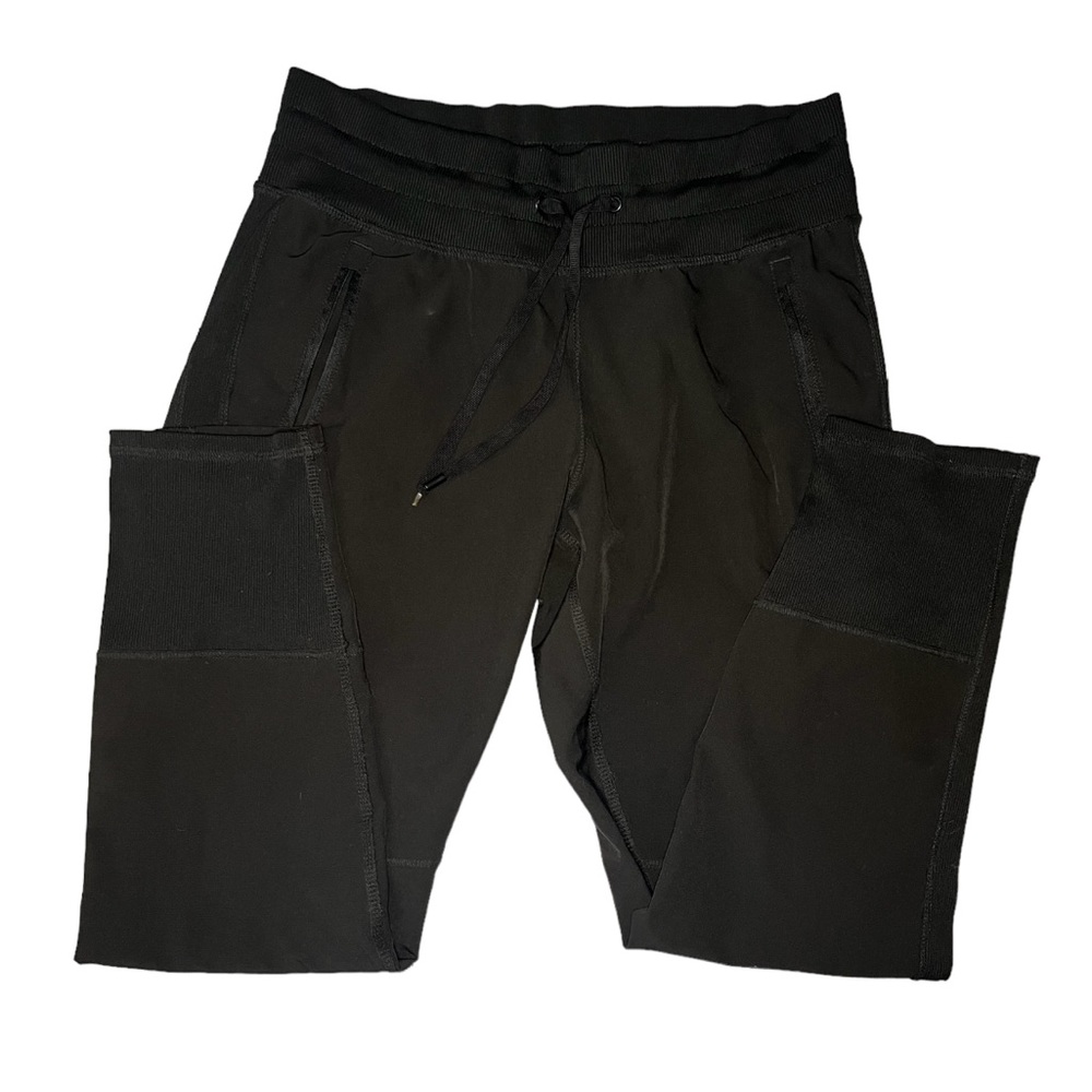 Women’s black joggers full length
